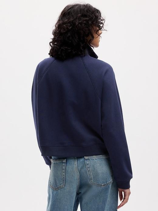 VintageSoft Cropped Half-Zip Pullover Product Image