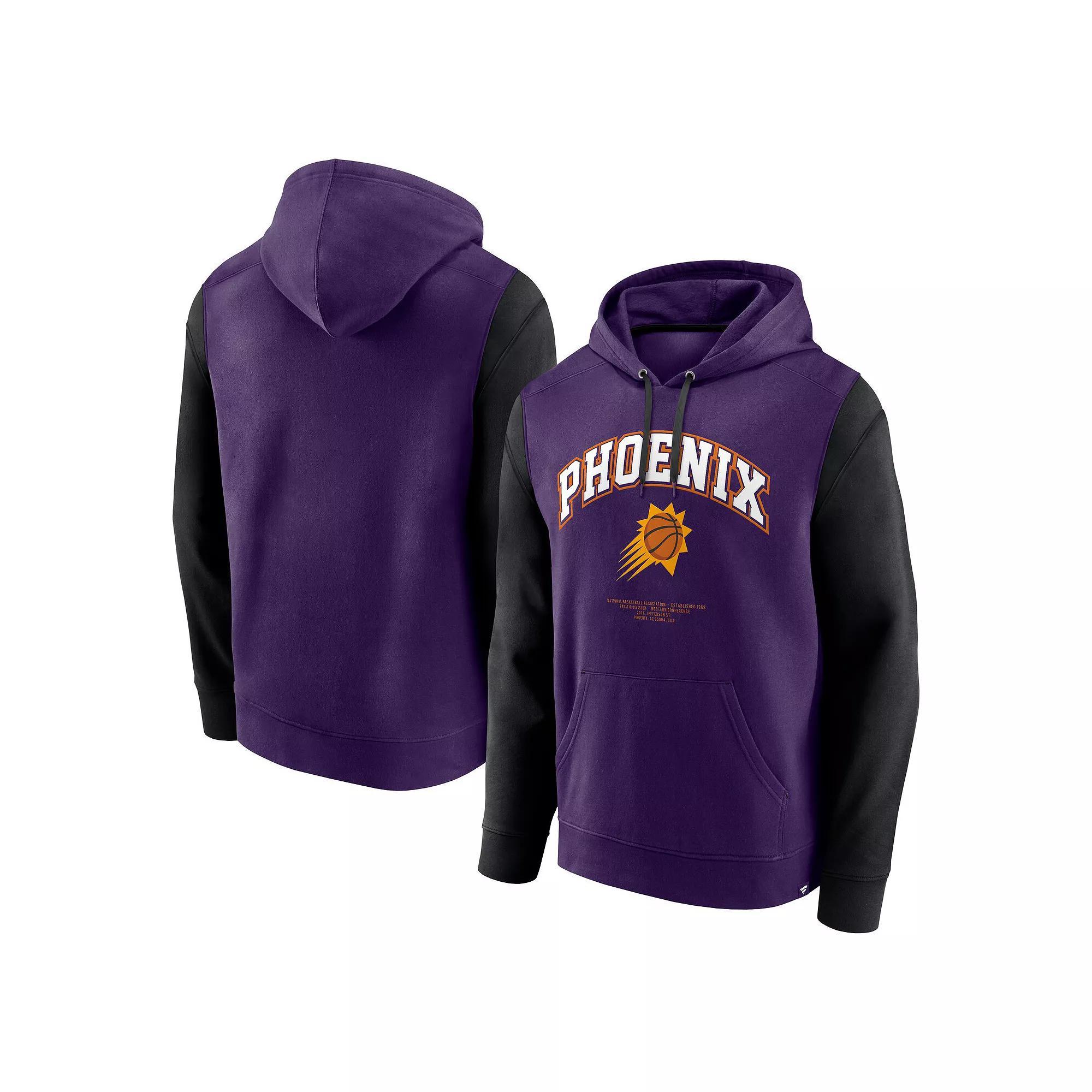 Men's Fanatics Purple/Black Phoenix Suns Scorer Pullover Hoodie, Size: Small, Phx Purple Product Image