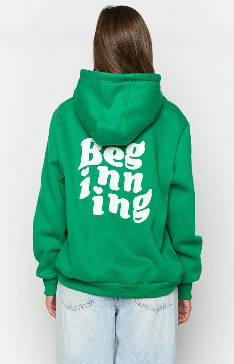 Beginning Green Snuggle Bubble Hoodie Product Image