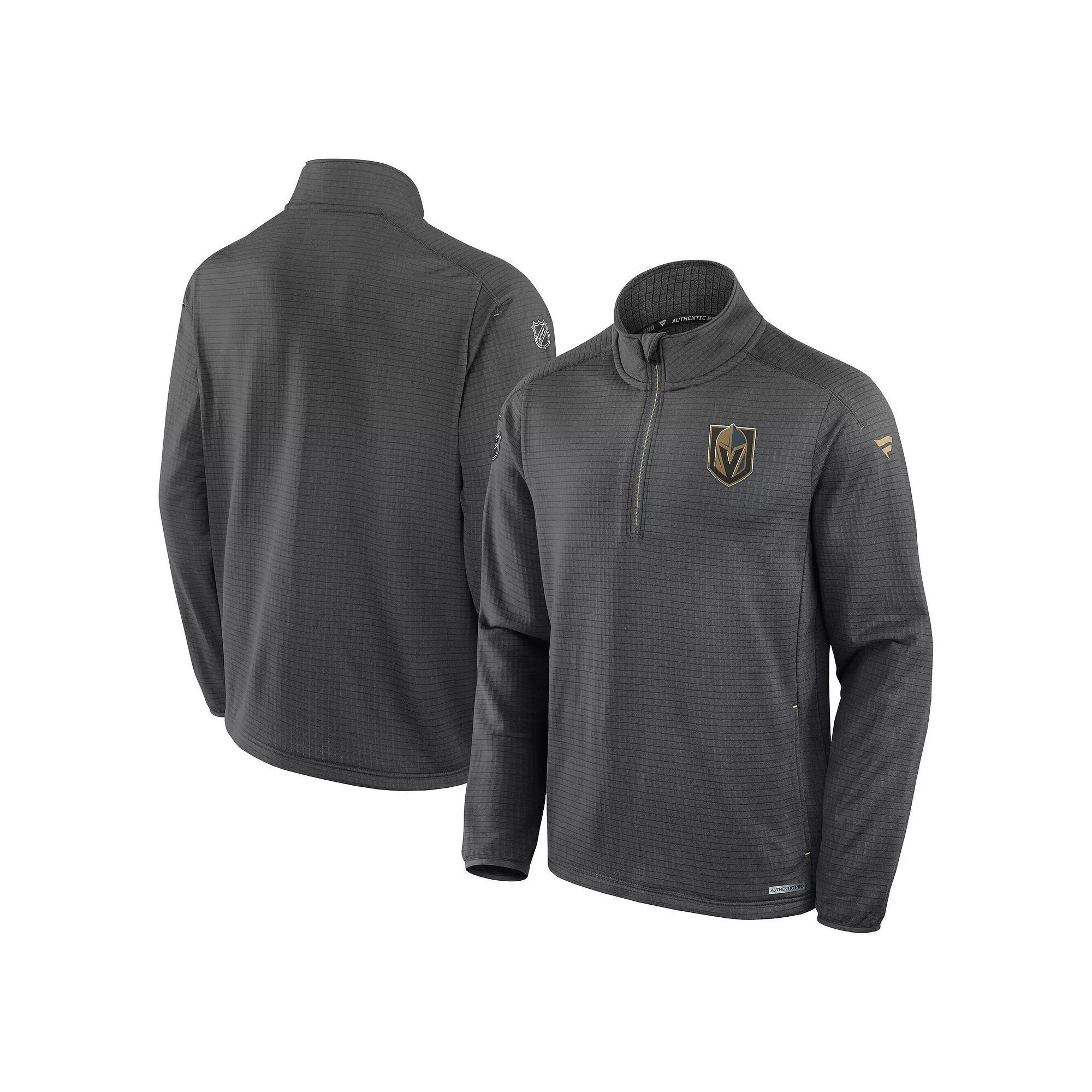 Men's Fanatics  Blue Winnipeg Jets Authentic Pro Rink Quarter-Zip Jacket, Size: Medium, Jts Blue Product Image