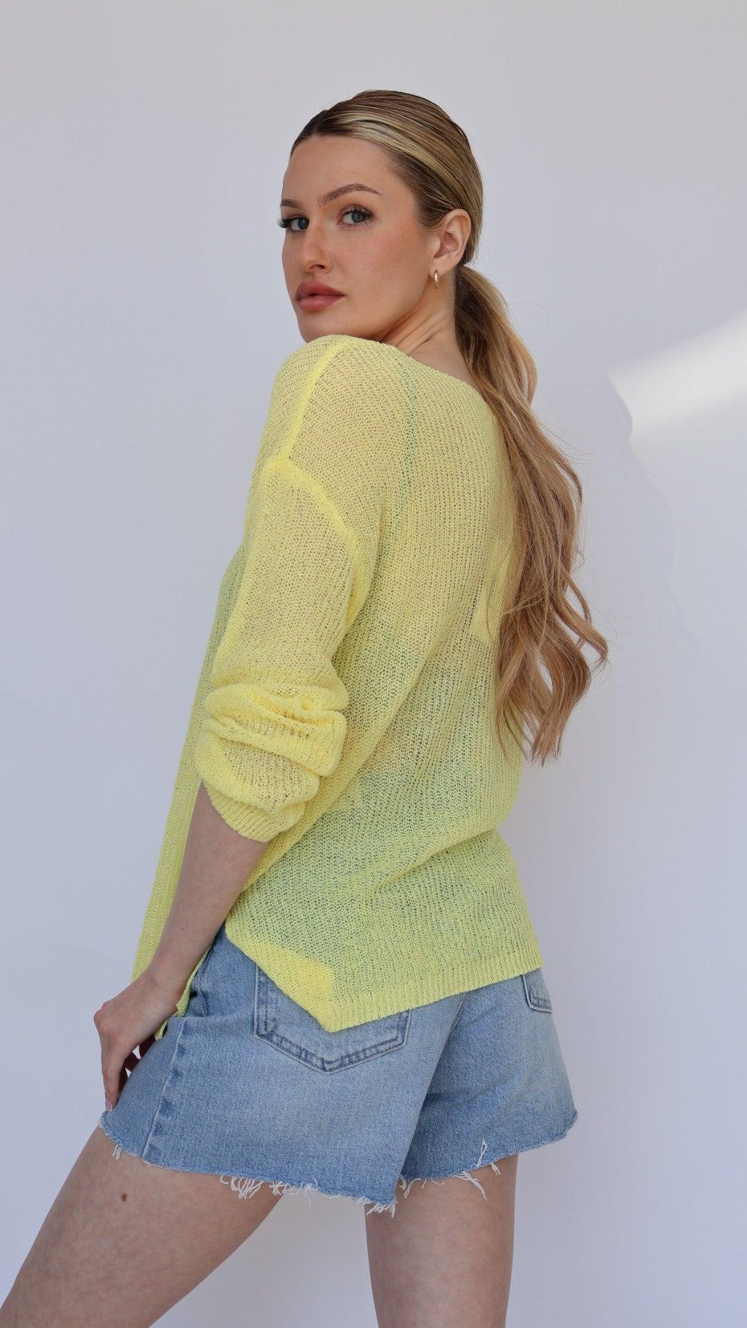 Lightweight Knit Loose-Fit Boatneck Sweater Product Image