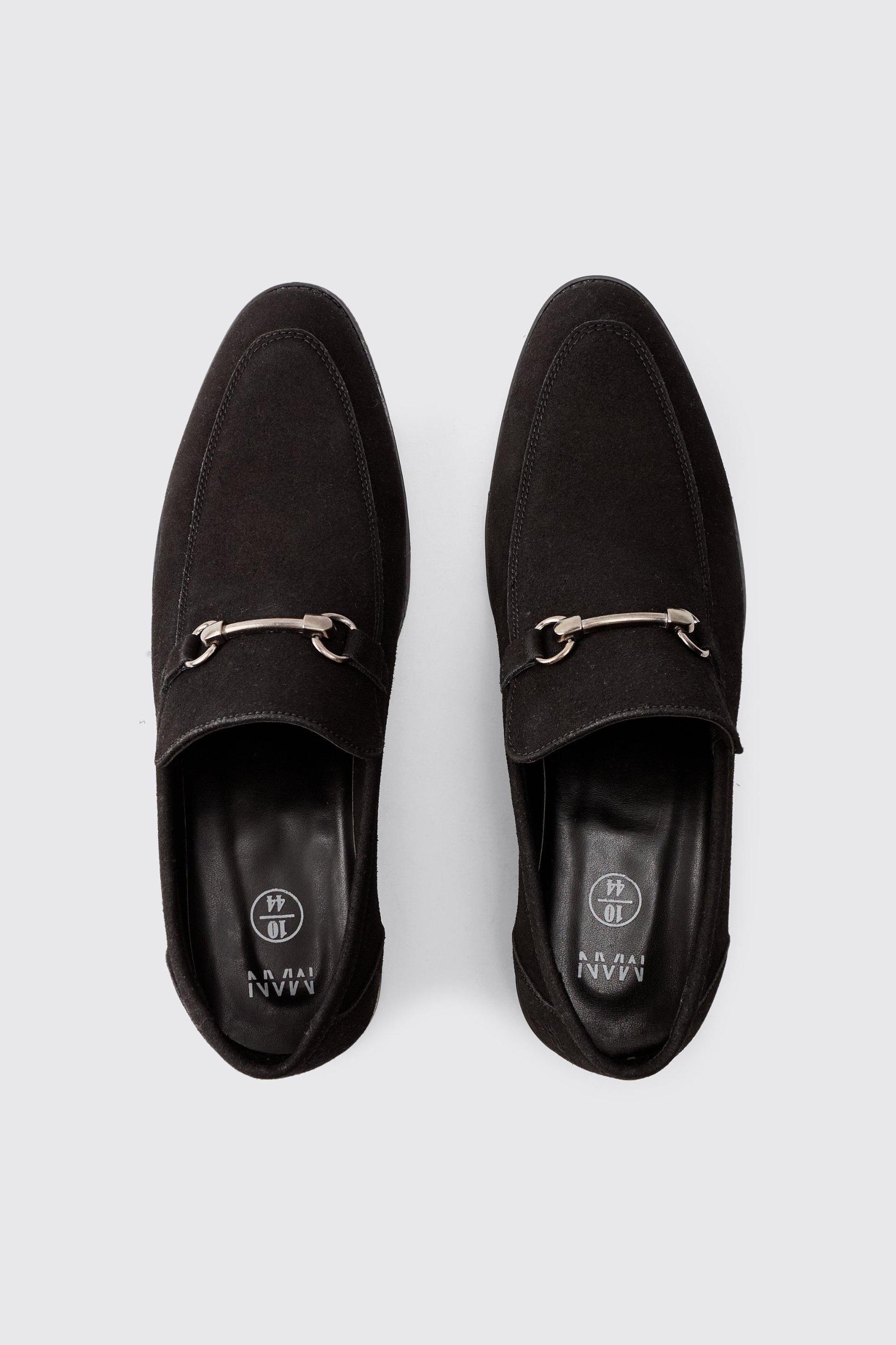 Faux Suede Snaffle Loafer | boohooMAN USA Product Image