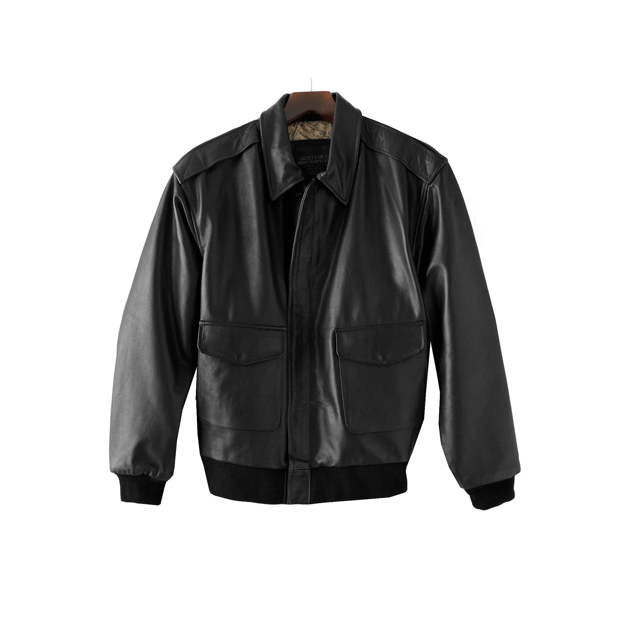 Big & Tall Excelled A-2 Leather Bomber Jacket, Men's, Size: 4XL, Brown Product Image