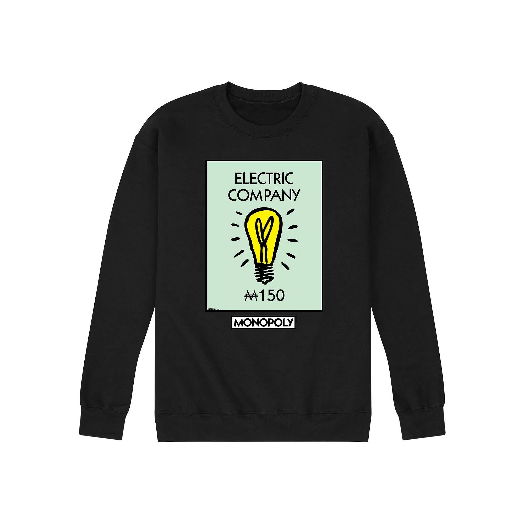 Mens Monopoly Electric Company Fleece Sweatshirt Product Image
