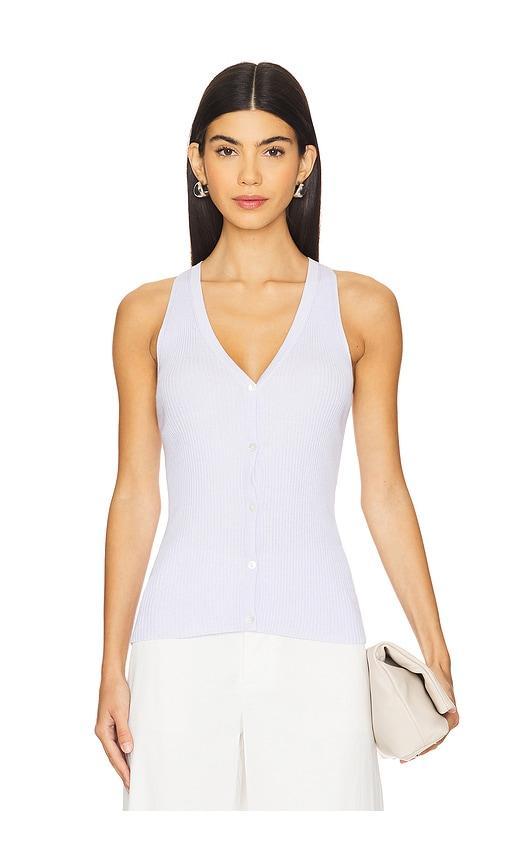 Slim Rib Vest Theory Product Image