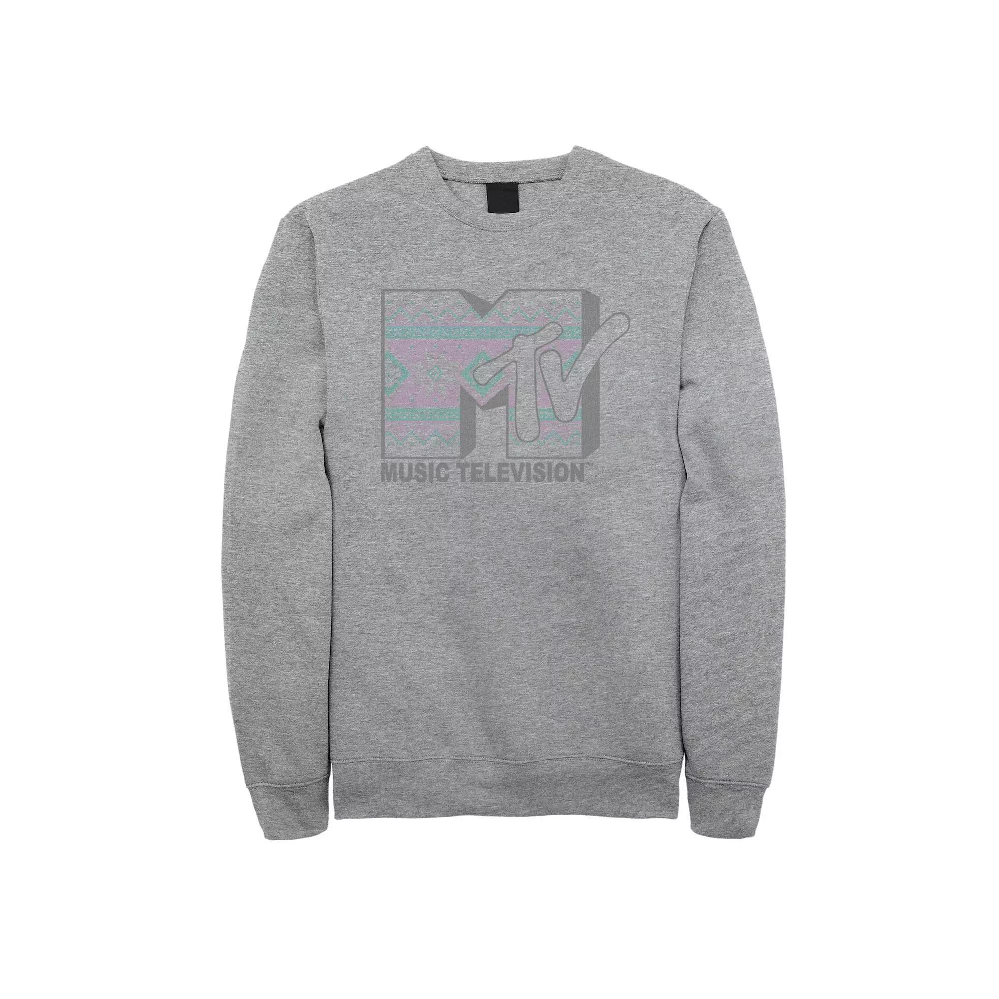 Mens Nintendo Legend Of Zelda Links Awakening Palm Tree Green Logo Graphic Fleece Pullover Athletic Grey Product Image