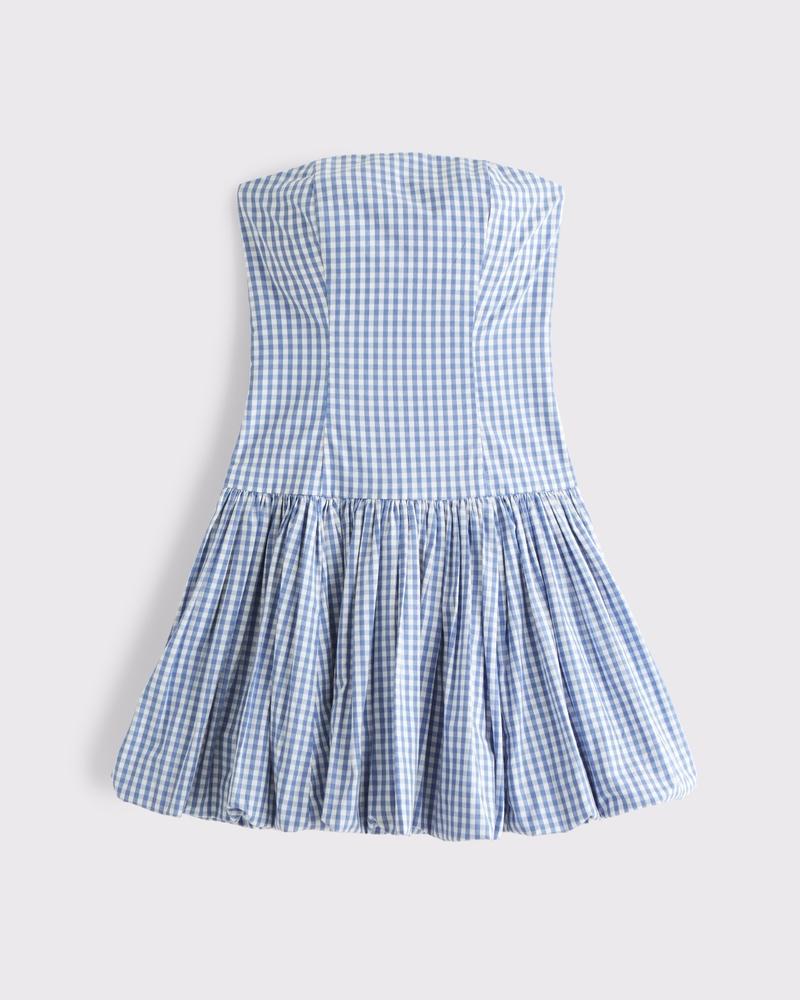 Bubble Hem Mini Dress Product Image