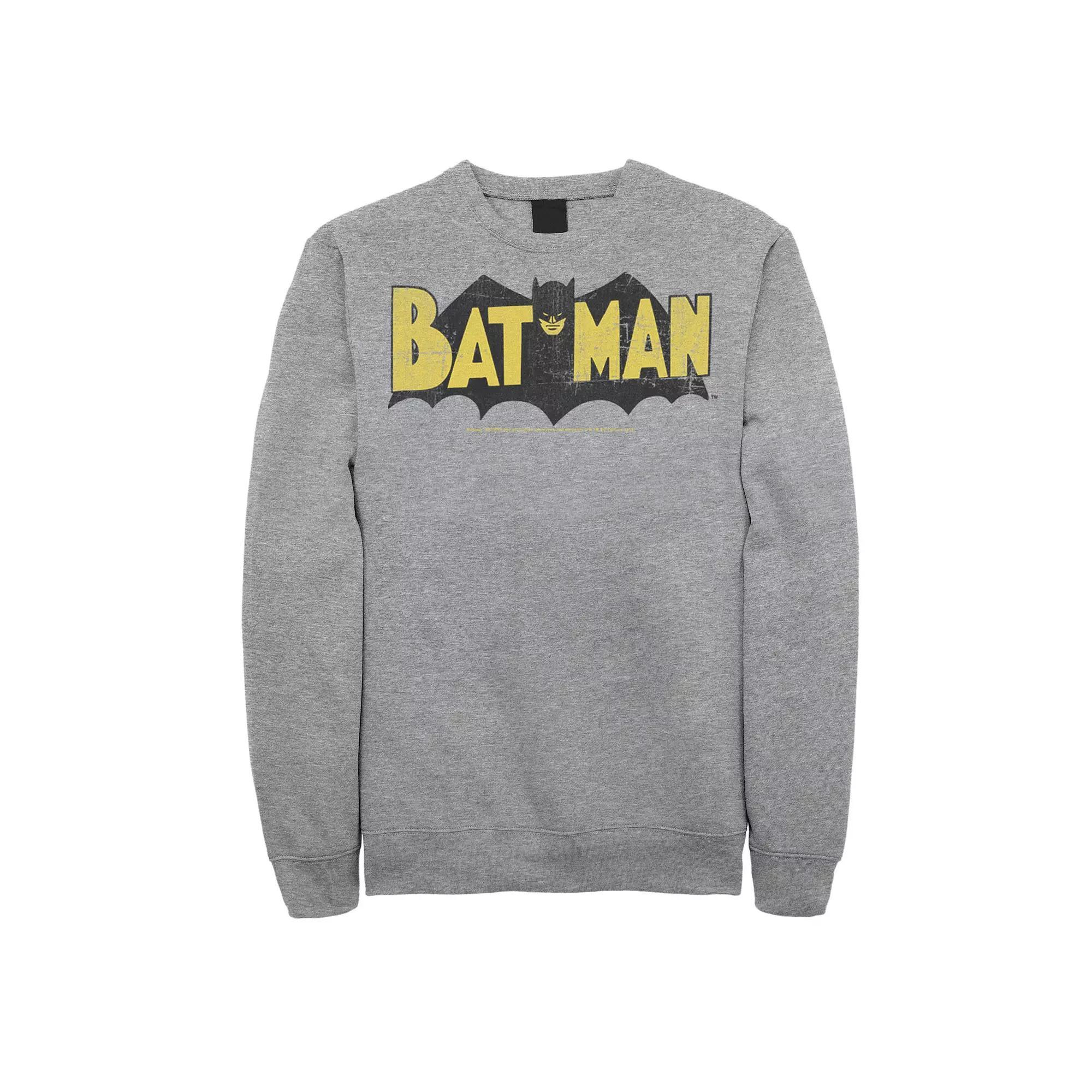 Disneys A Goofy Movie Mens The Goof The Son Cards Sweatshirt Athletic Grey Product Image