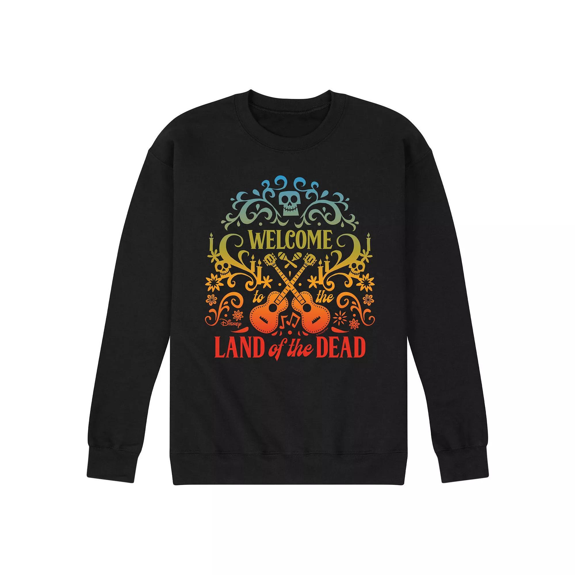 Disney Villains The Little Mermaid Ursula Mens Neon Fleece Sweatshirt Blue Product Image