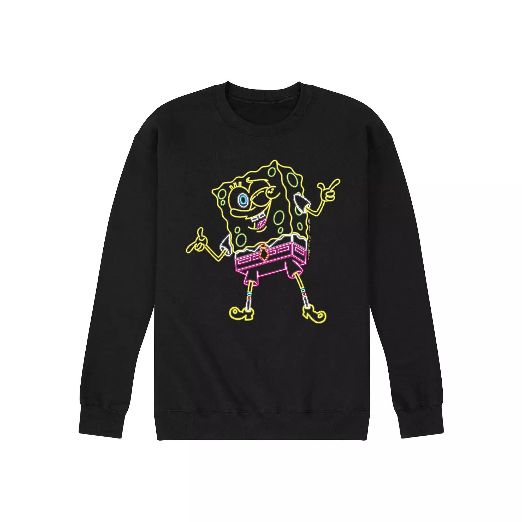 Mens Dad Facts Graphic Fleece Sweatshirt Blue Product Image