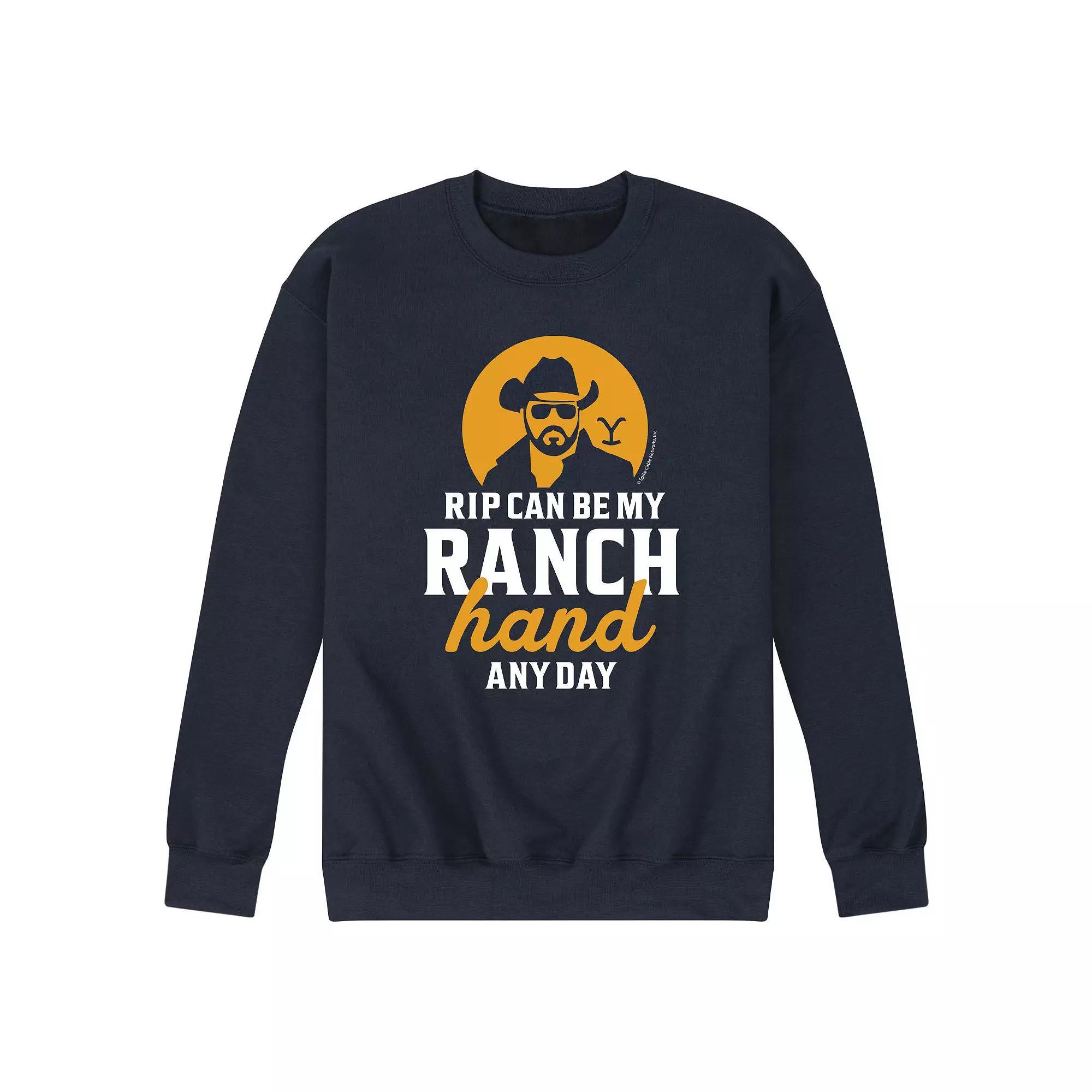 Mens Yellowstone Ranch Hand Sweatshirt Blue Product Image