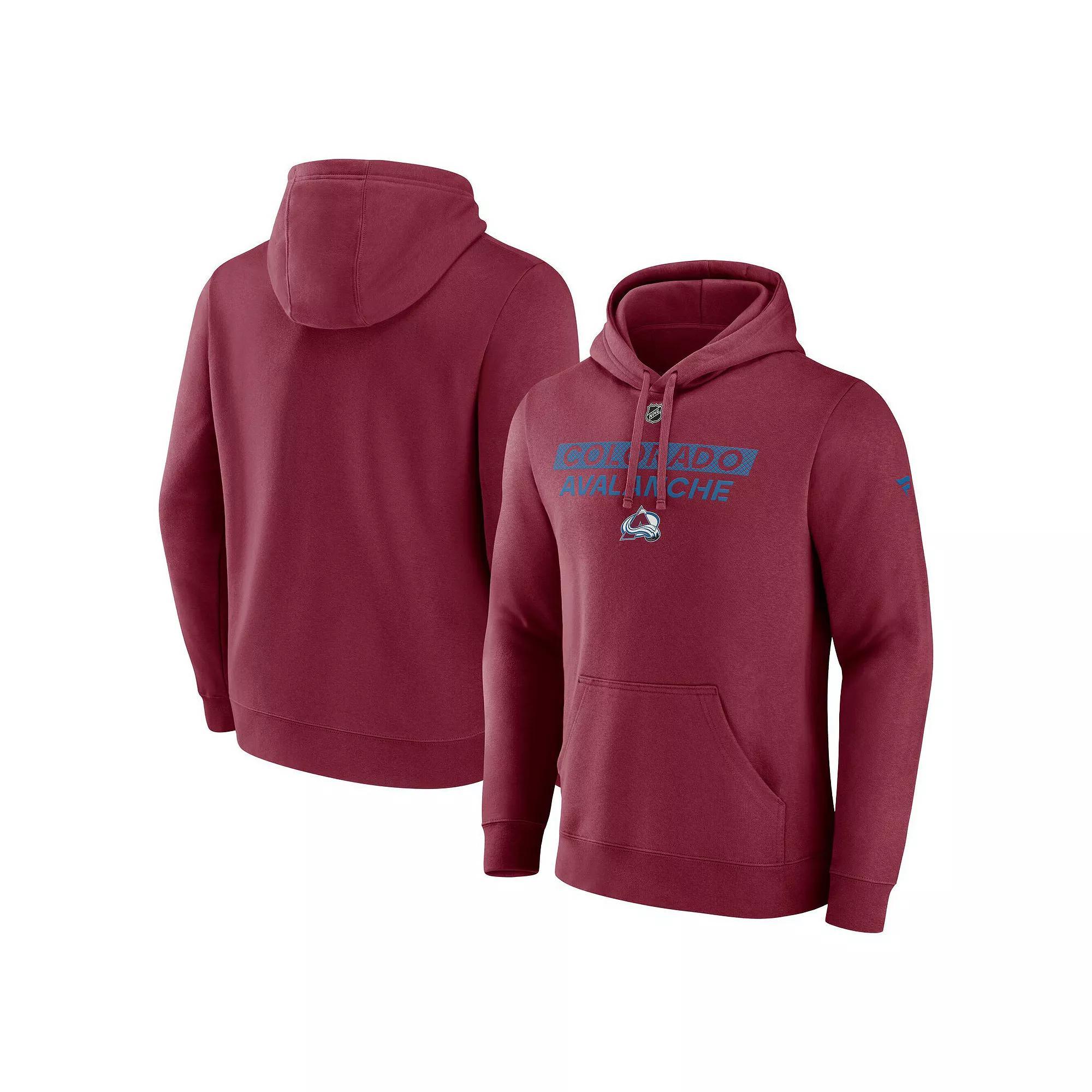 Men's Fanatics  Navy Seattle Kraken Authentic Pro Core Primary Fleece Pullover Hoodie, Size: Small, Krk Blue Product Image