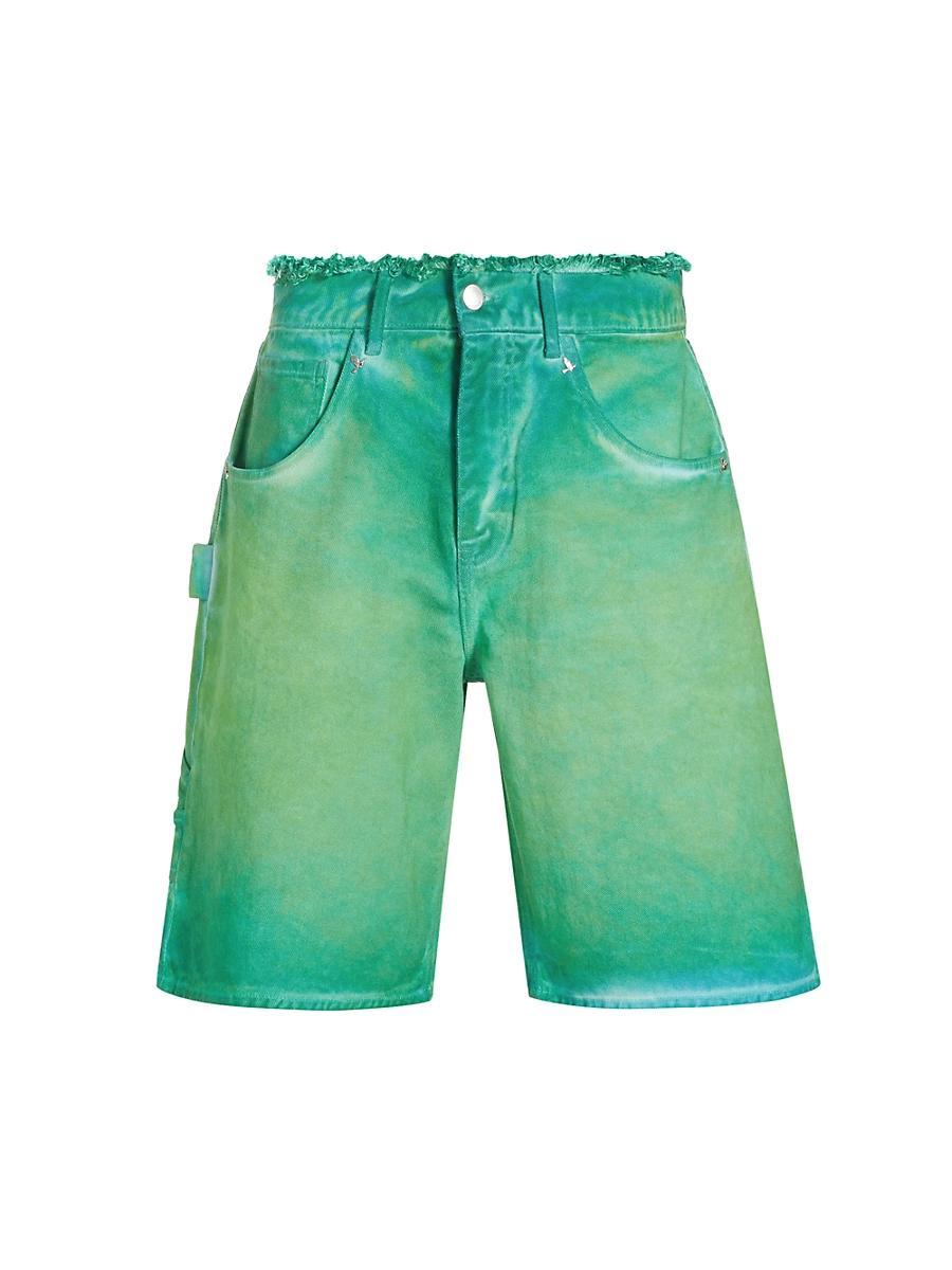 Mens Gradient Denim Shorts Product Image