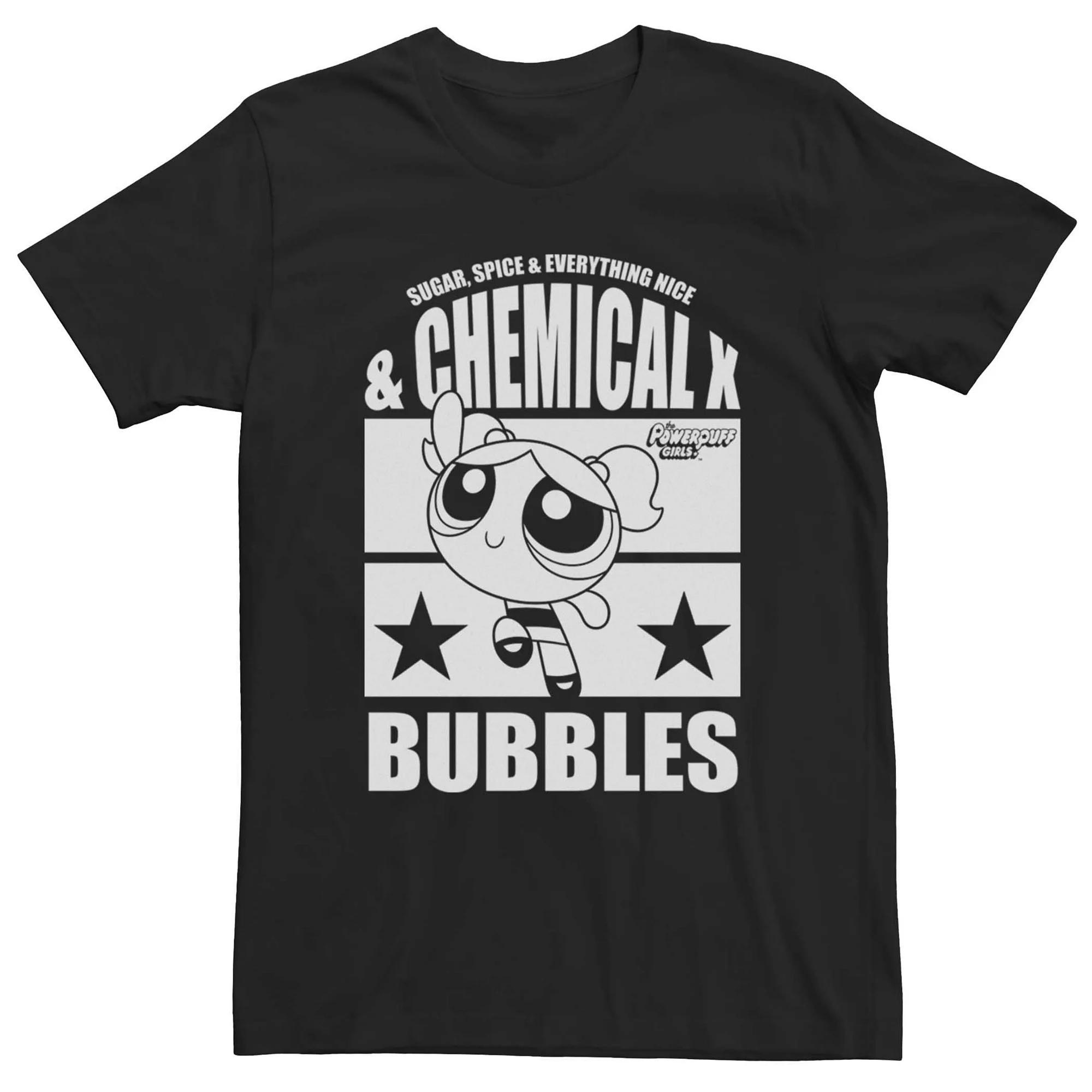 Men's Cartoon Network Power Puff Girls Bubbles Star Tee, Size: XL, Black Product Image
