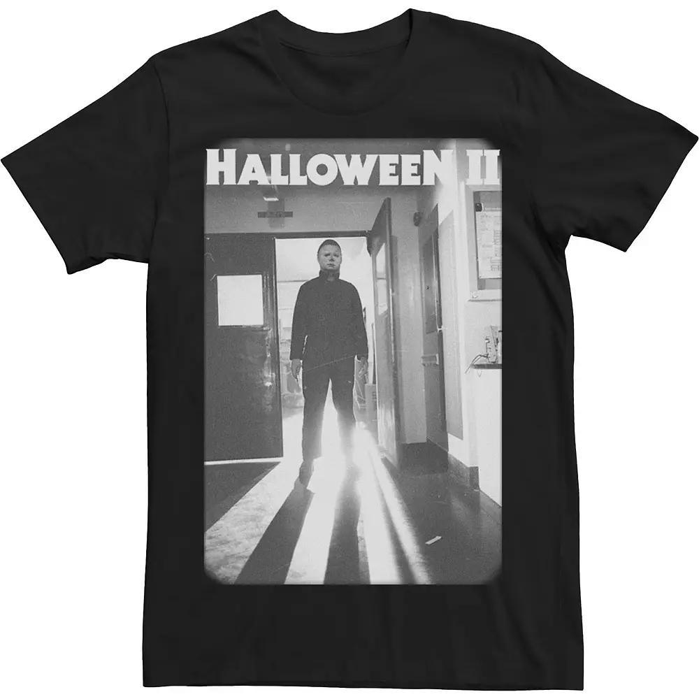 Big & Tall Halloween 2 Michael Myers Faded Poster Tee, Men's, Size: 4XL, Black Product Image