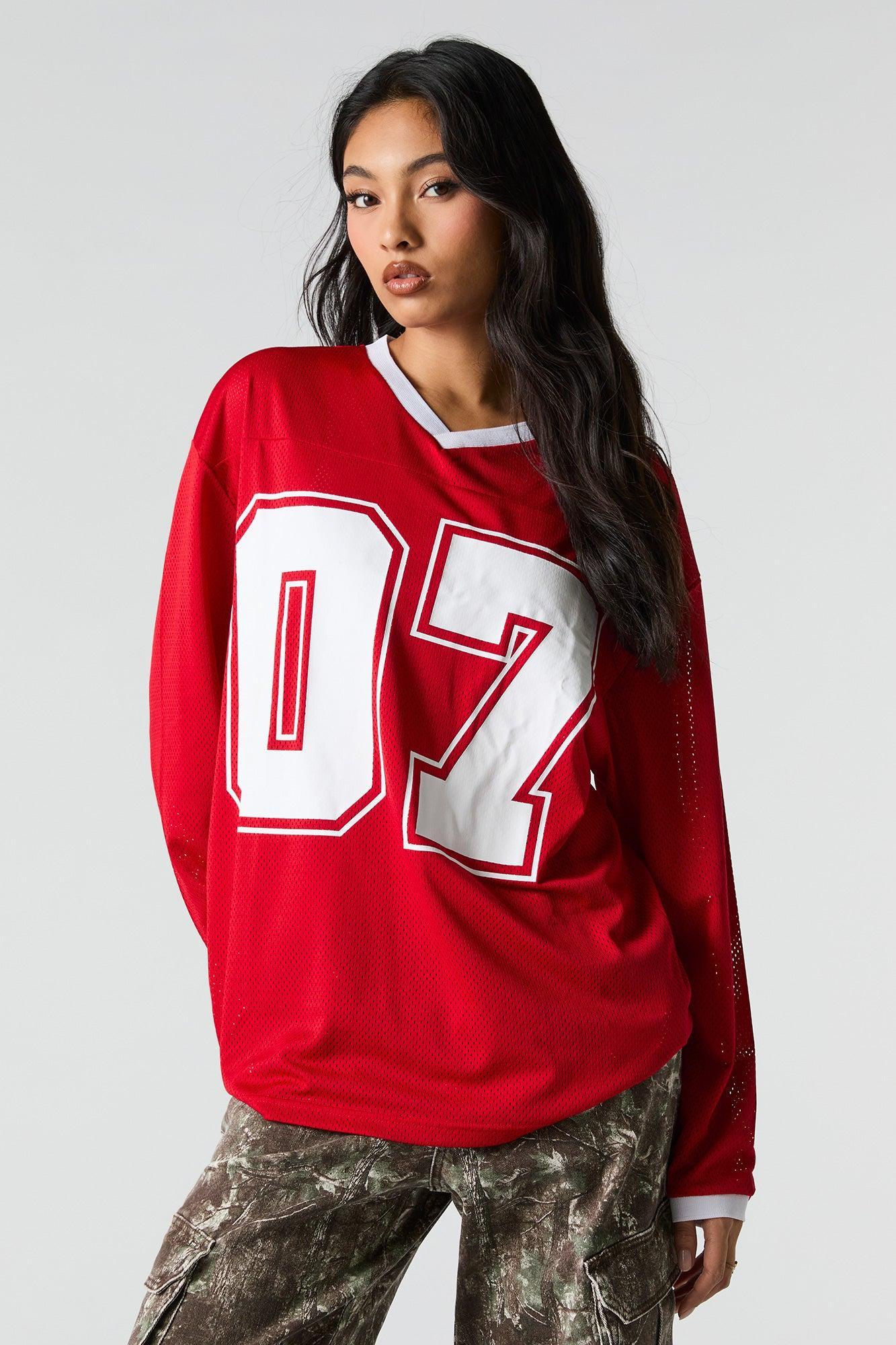 Graphic Mesh Long Sleeve Jersey Female Product Image