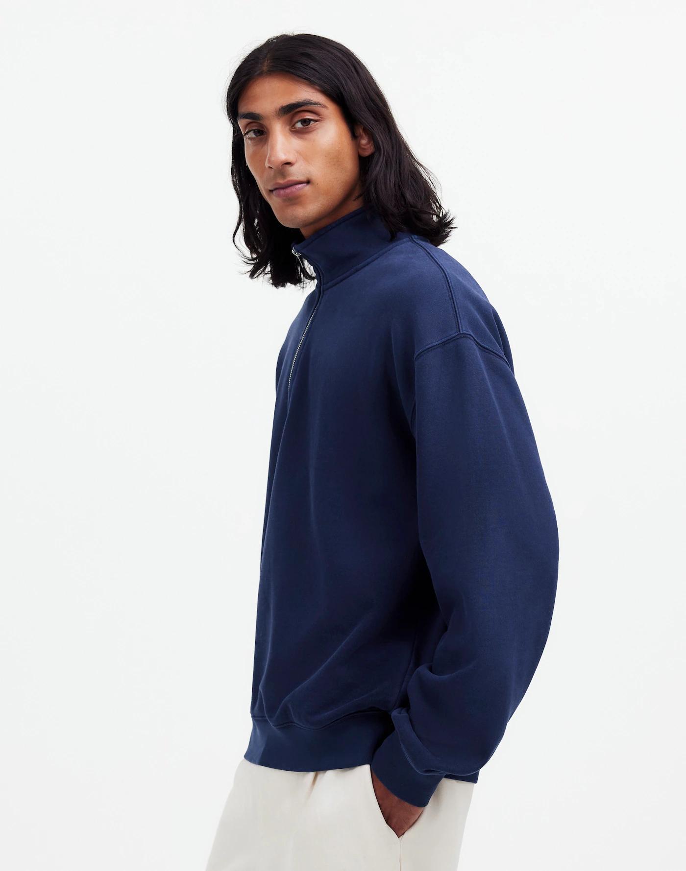 The McCarren Midweight Quarter Zip Sweatshirt Product Image