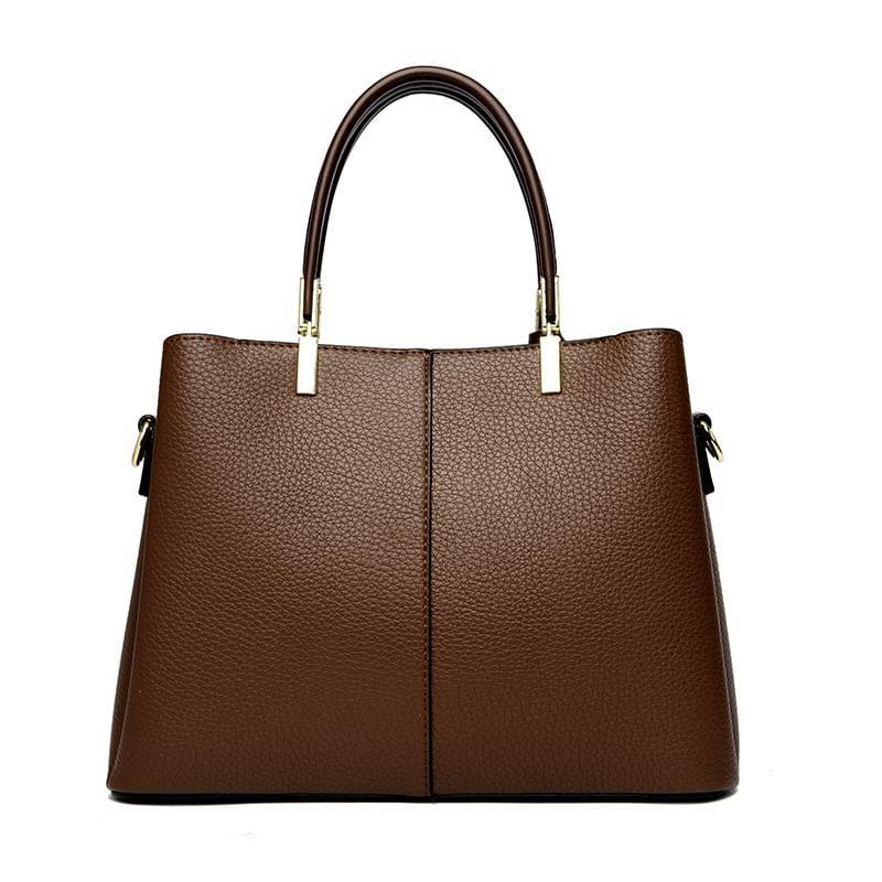 Faux Leather Tote Bag Product Image