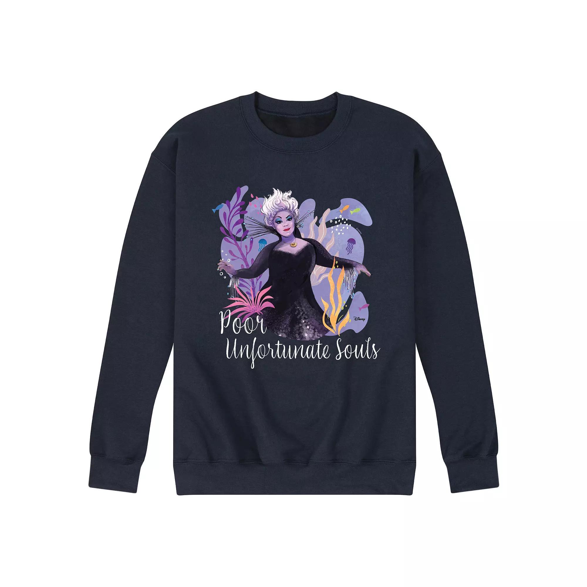 Disneys The Little Mermaid Mens Unfortunate Soul Graphic Tee Blue Product Image