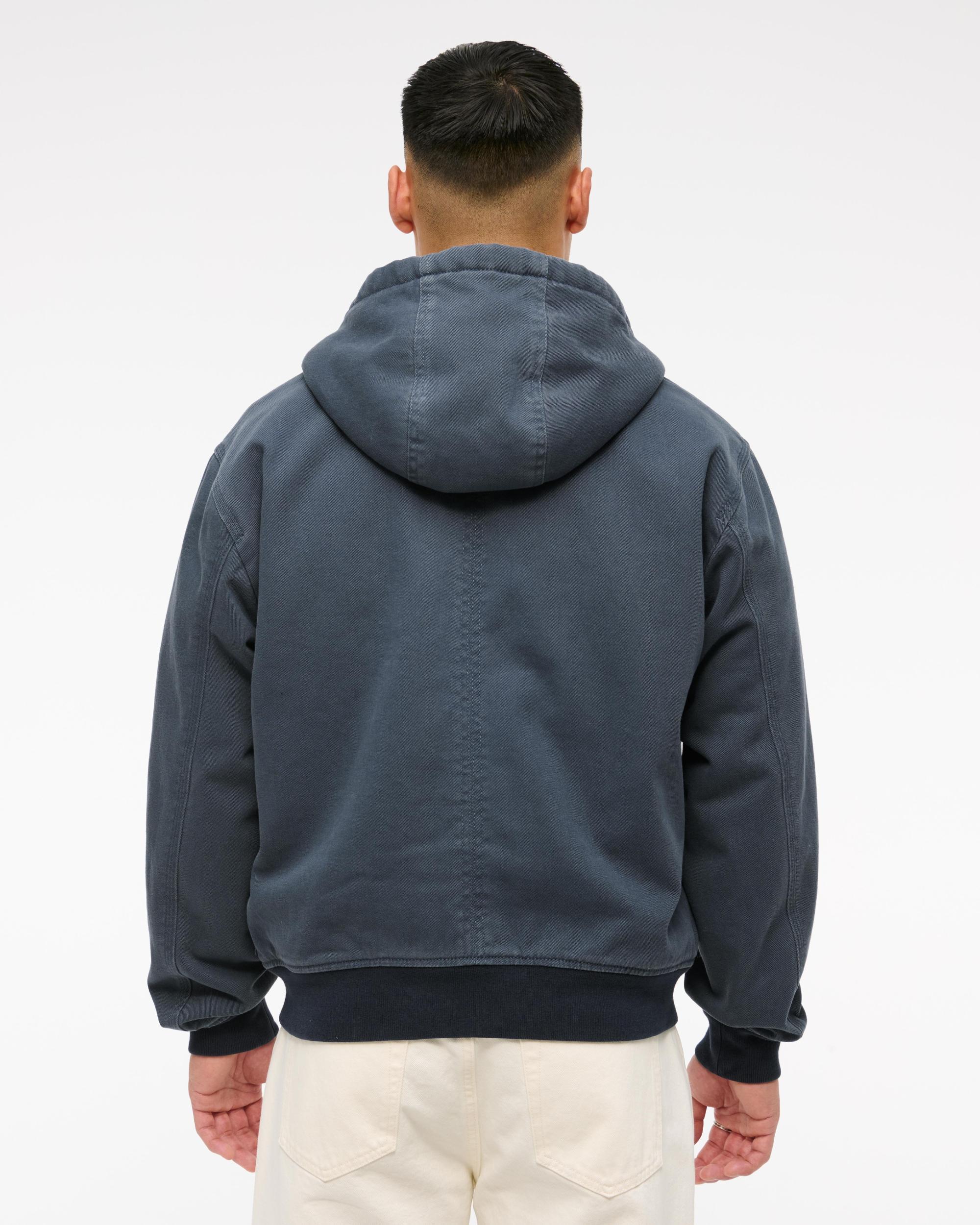 Hooded Workwear Bomber Jacket Product Image