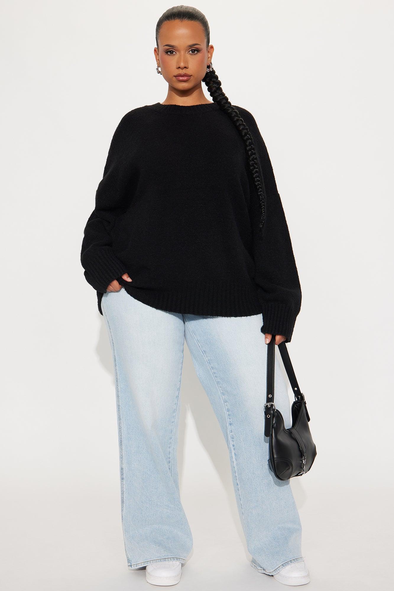 On Wednesdays Pullover Sweater - Black Product Image