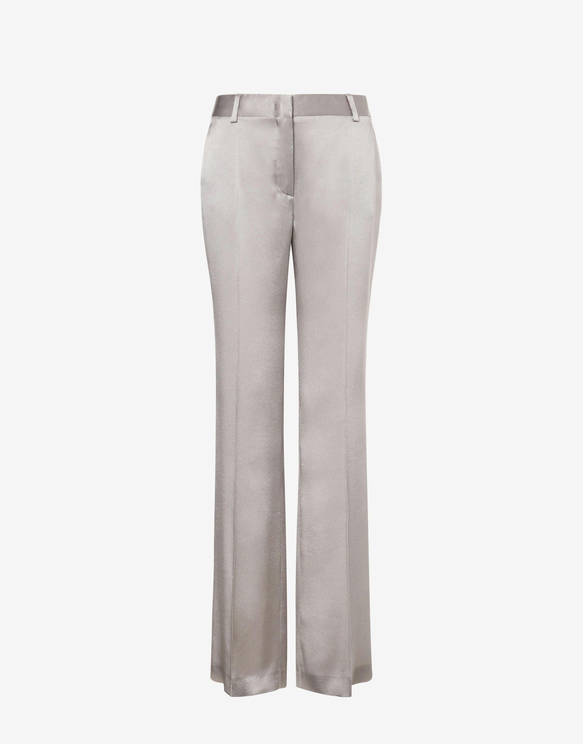 Satin tailored trousers Product Image