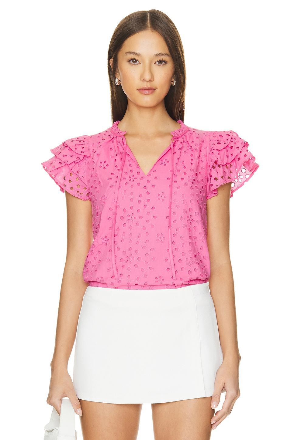 Flutter Sleeve Top 1. STATE Product Image