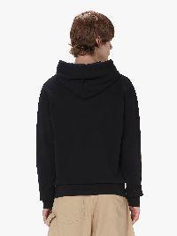 HOODIE WITH LOGO EMBROIDERY in black | JW Anderson US  Product Image