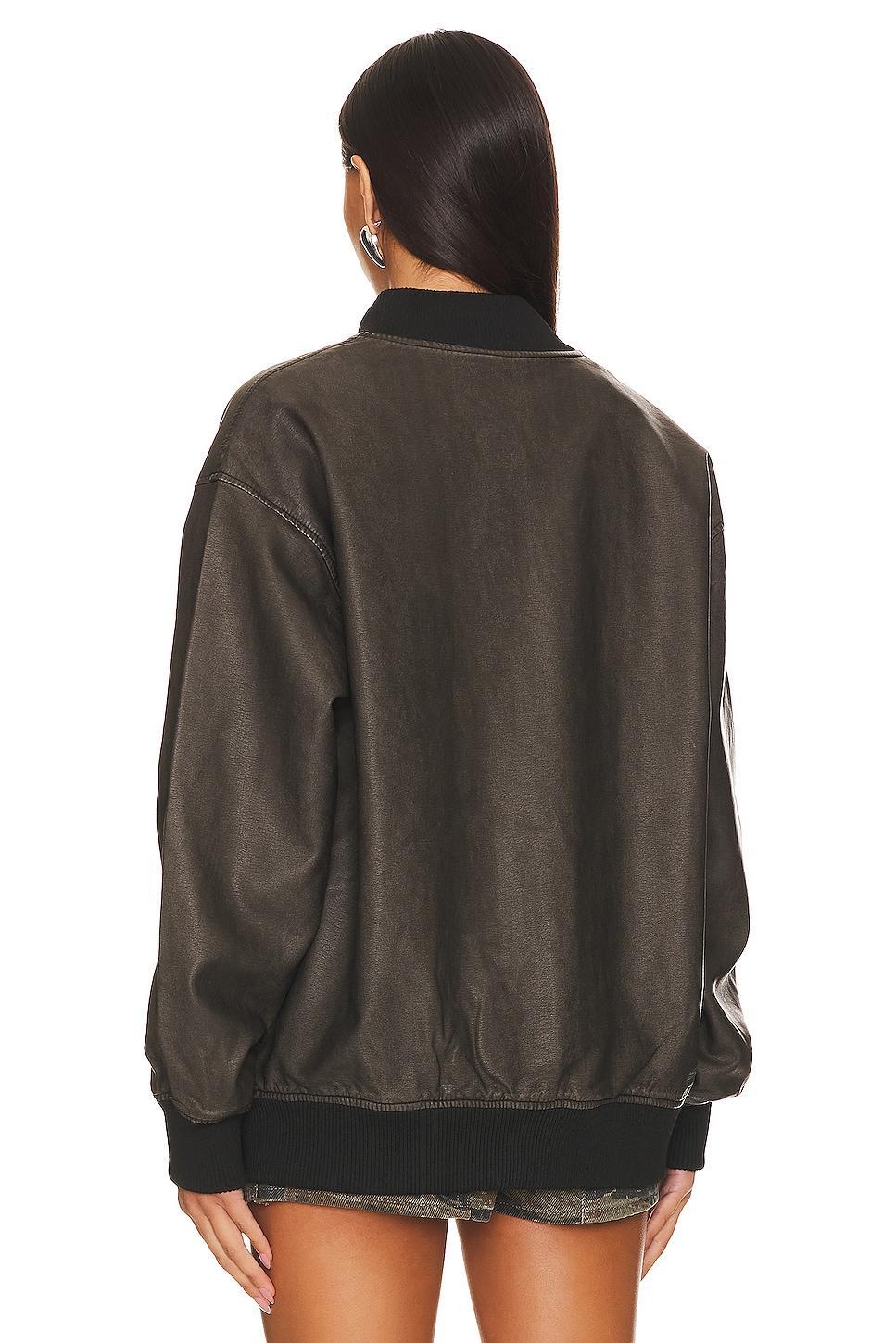 Ariel Faux Leather Bomber superdown Product Image