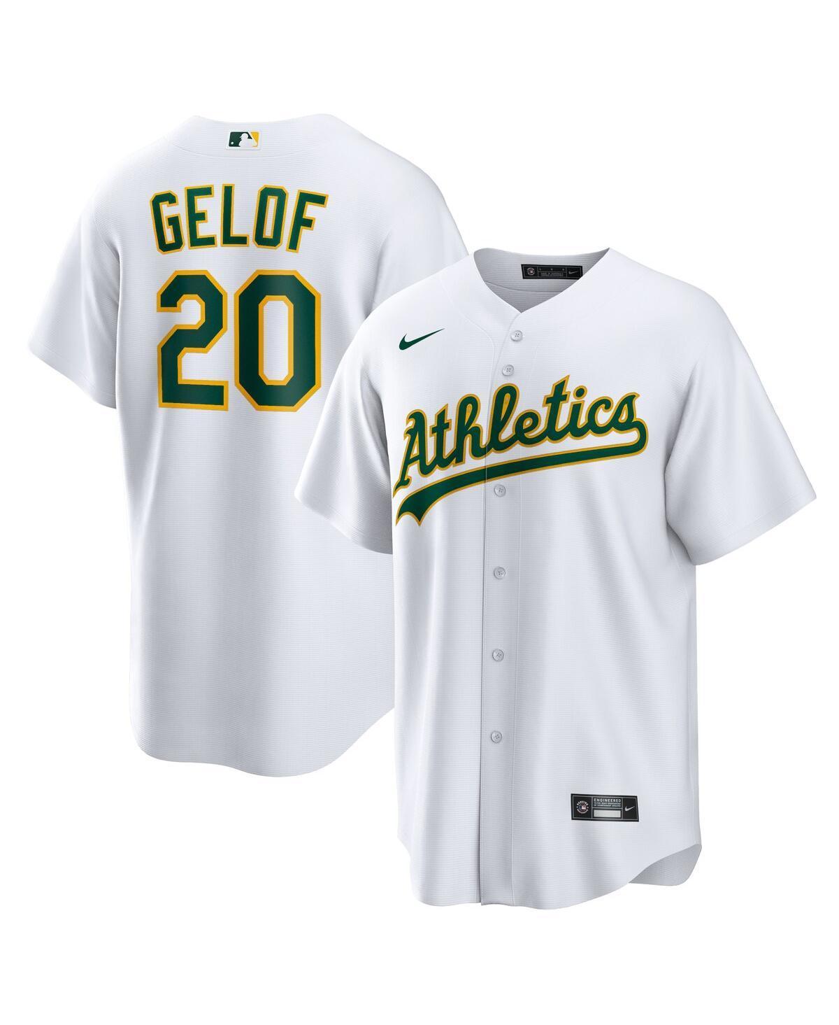 Men's Nike Zack Gelof White Oakland Athletics Home Replica Jersey, Size: Small Product Image