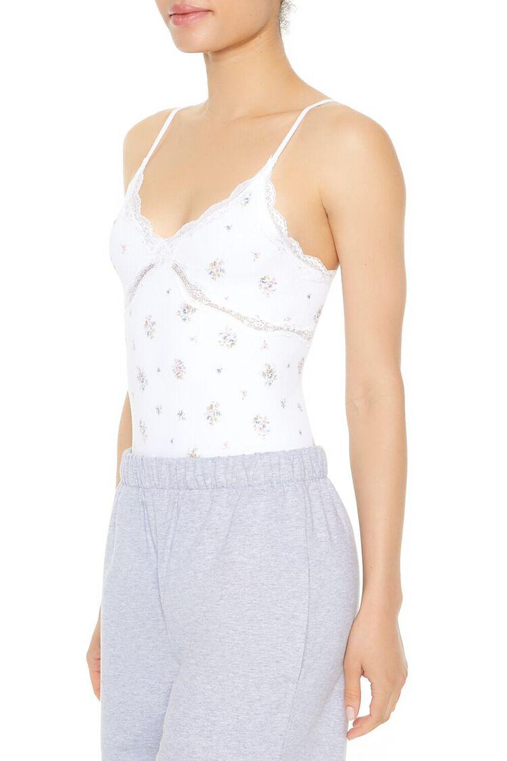Seamless Ditsy Floral Bodysuit | Forever 21 Product Image