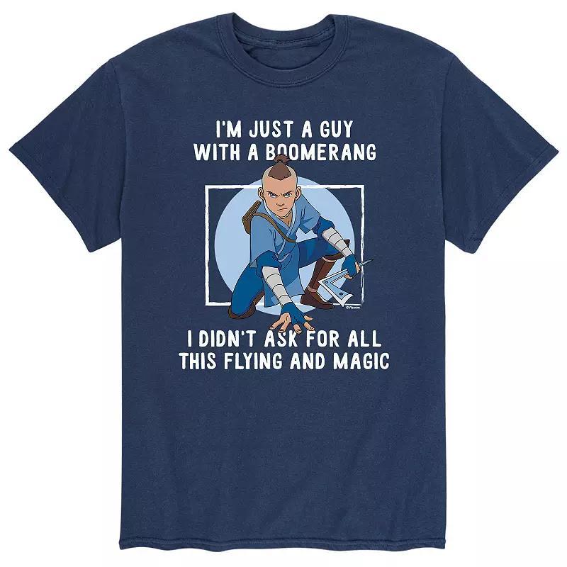 Big & Tall Avatar The Last Airbender Just A Guy Graphic Tee, Mens Product Image