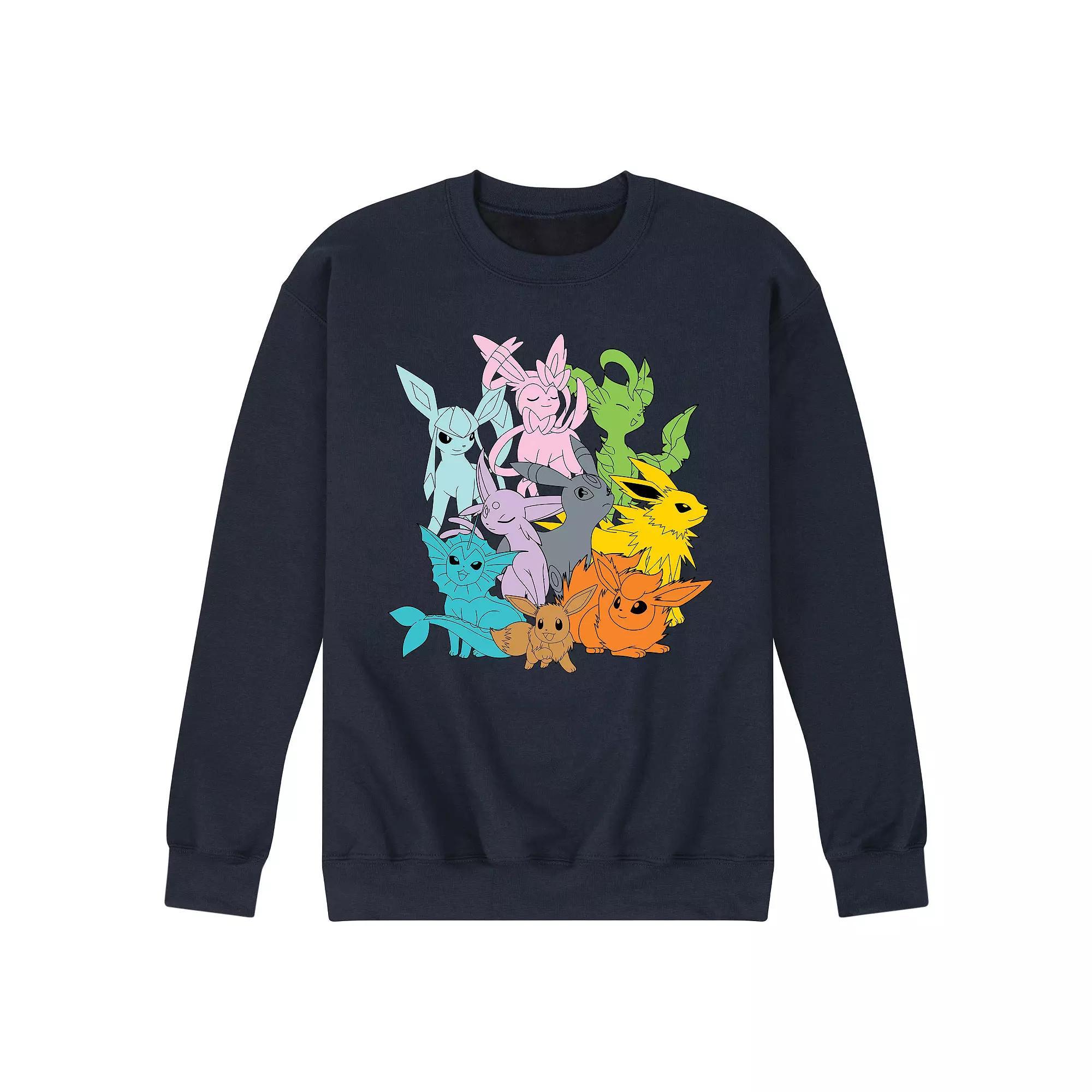 Mens Pokemon Evolutions Fleece Blue Product Image