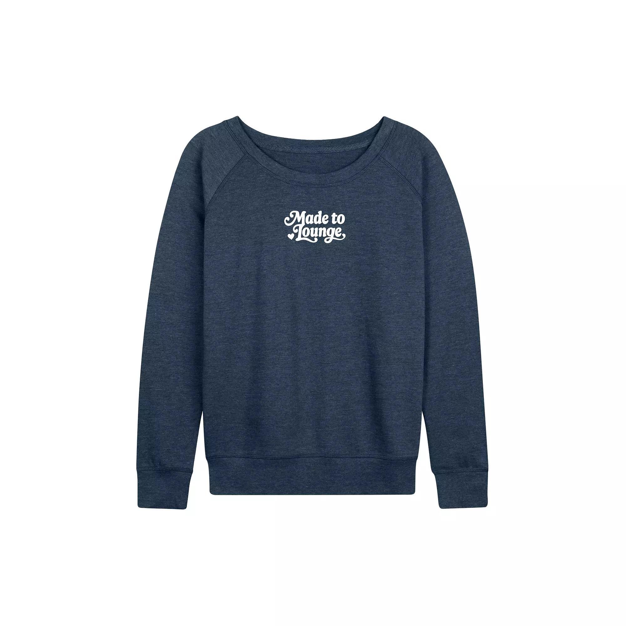 Womens Yellowstone Someone Elses Day French Terry Long Sleeve Tee, Girls Grey Indigo Product Image