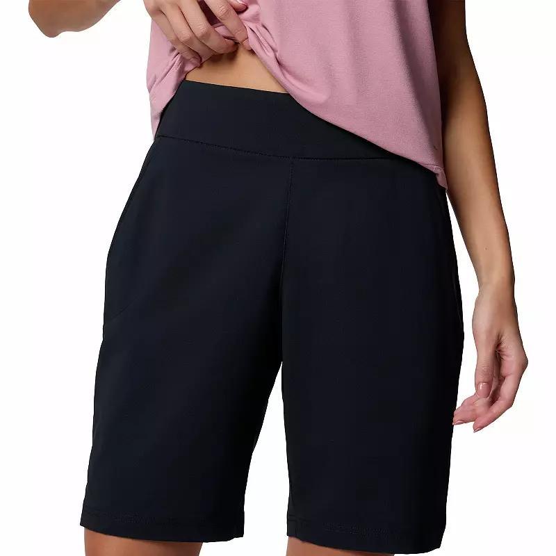 Women's Columbia All Seasons 9-in. Long Shorts, Size: XXL, Black Product Image
