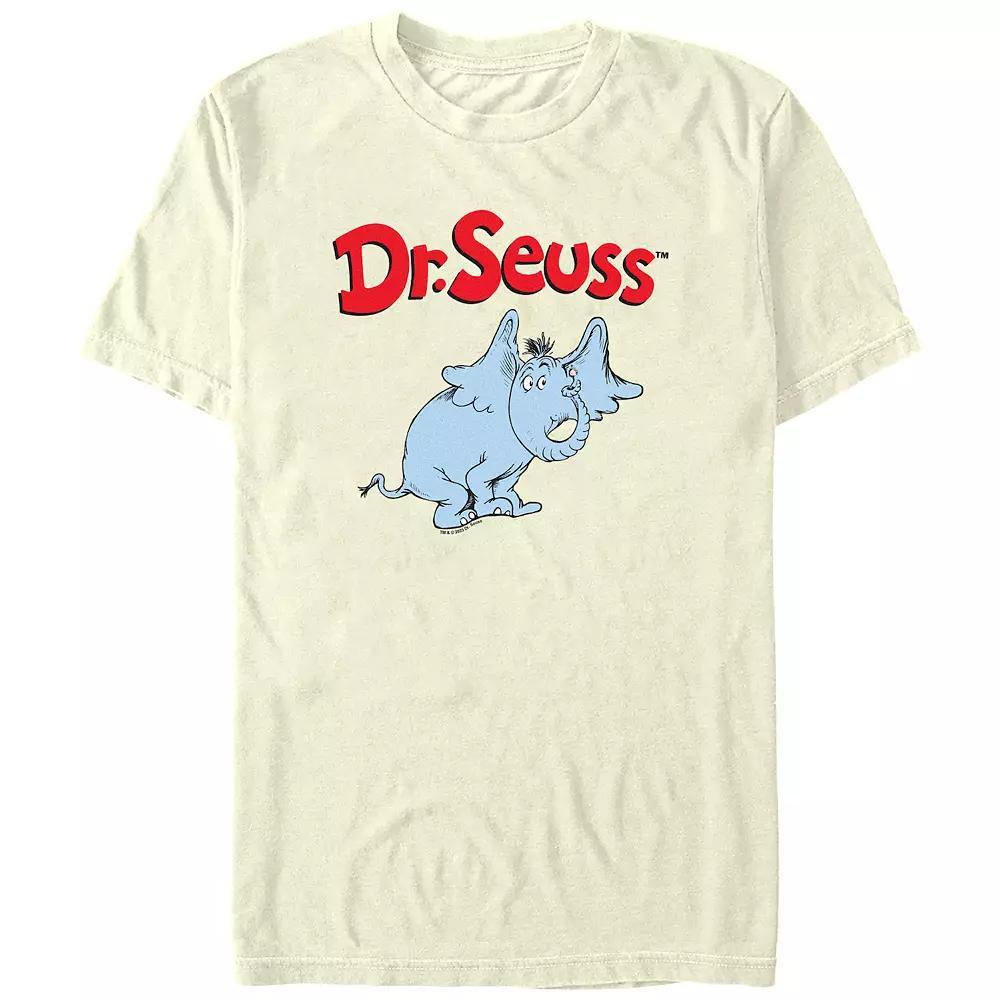 Men's Dr. Seuss Horton Graphic Tee, Size: Medium, Natural Product Image