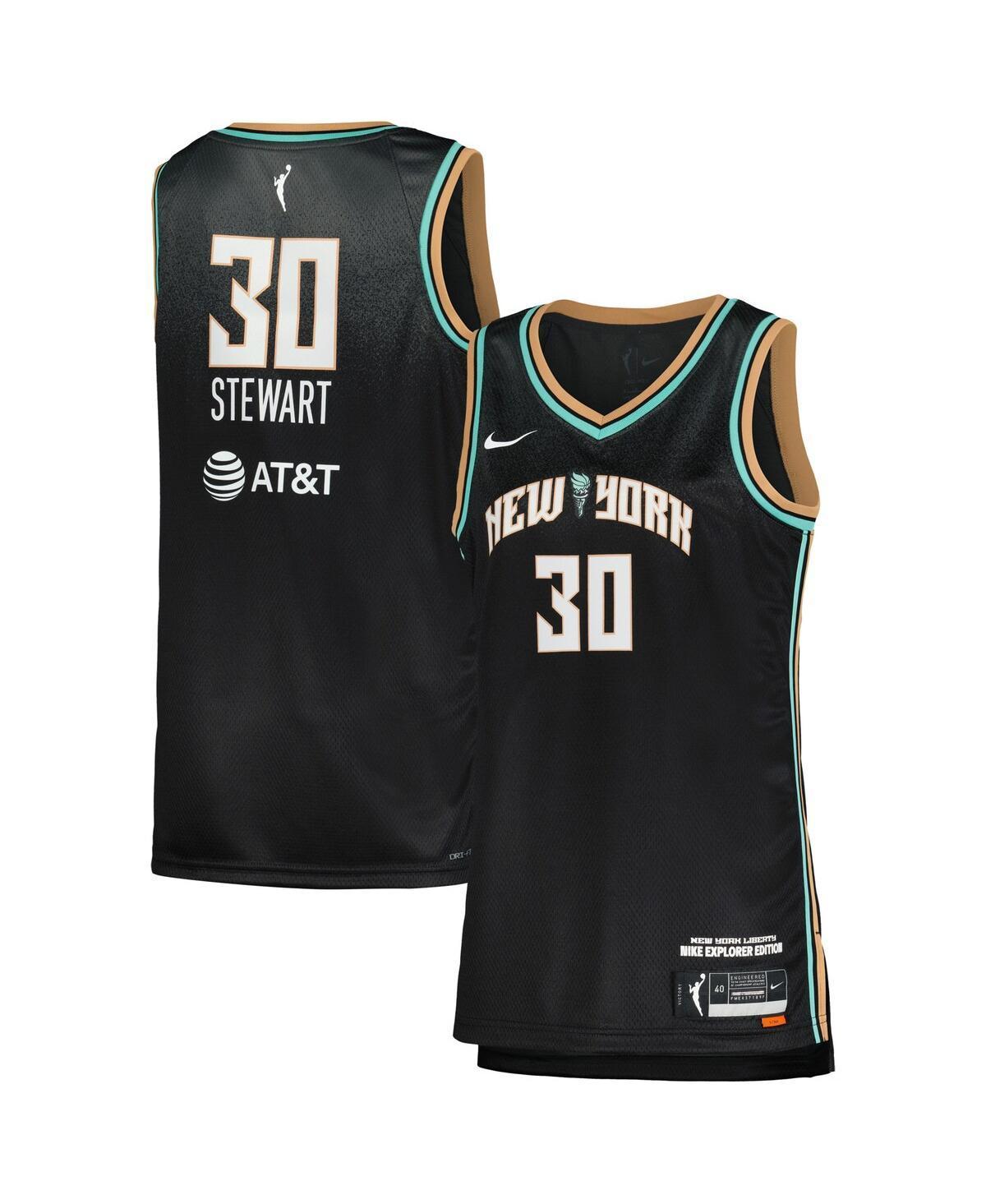 Unisex Nike Breanna StewartBlack New York Liberty Explorer Edition Victory Jersey, Womens Product Image