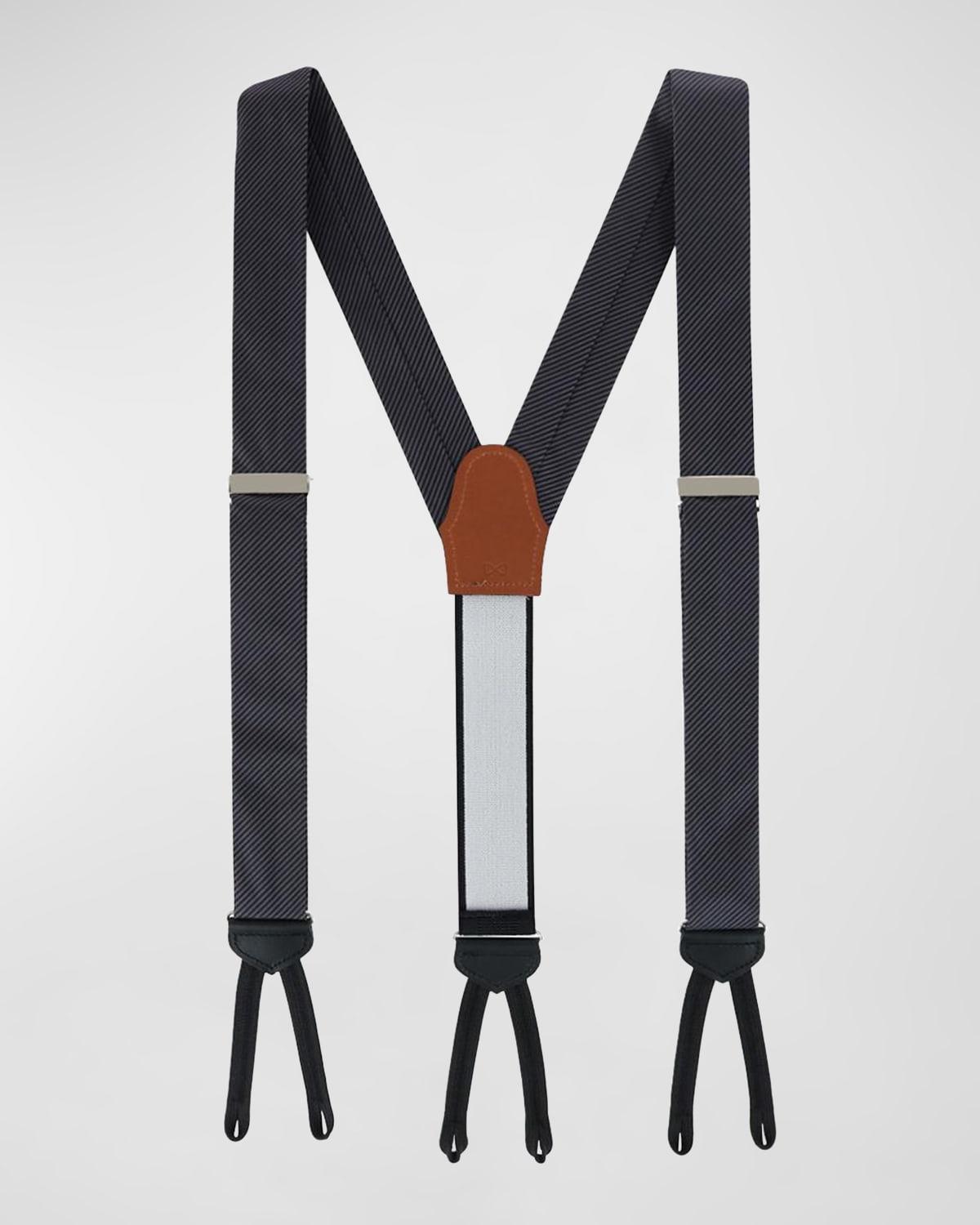 Trafalgar Leyton Formal Diagonal Tone on Tone Silk Brace Product Image