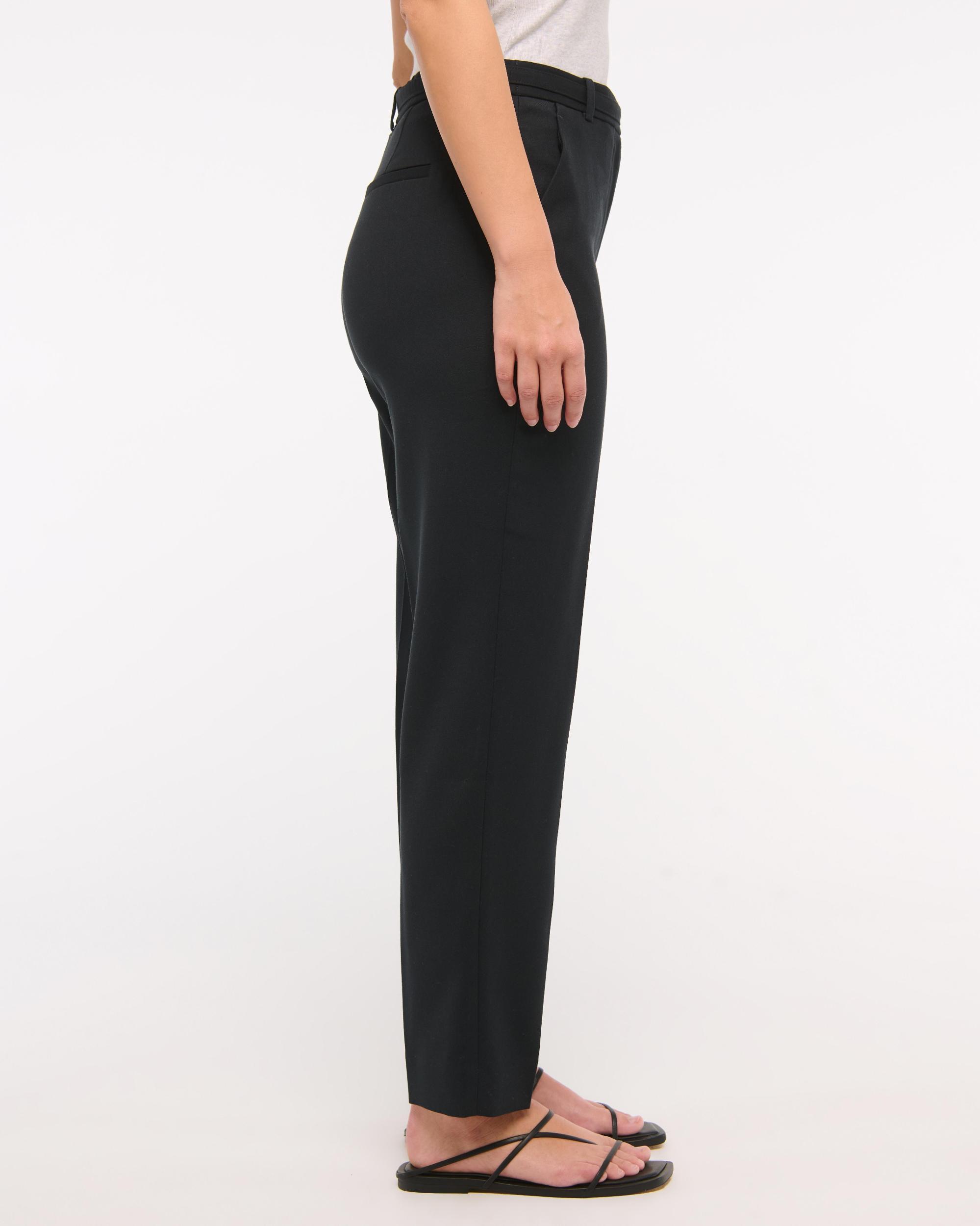 Curve Love High Rise Belted Ankle Straight Pant Product Image