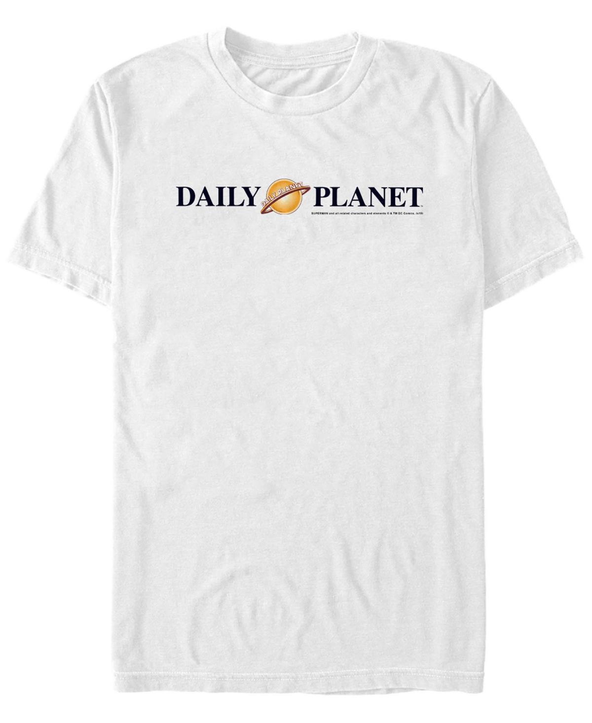 Men's DC Comics Superman Daily Planet Logo Graphic Tee, Size: XL, White Product Image