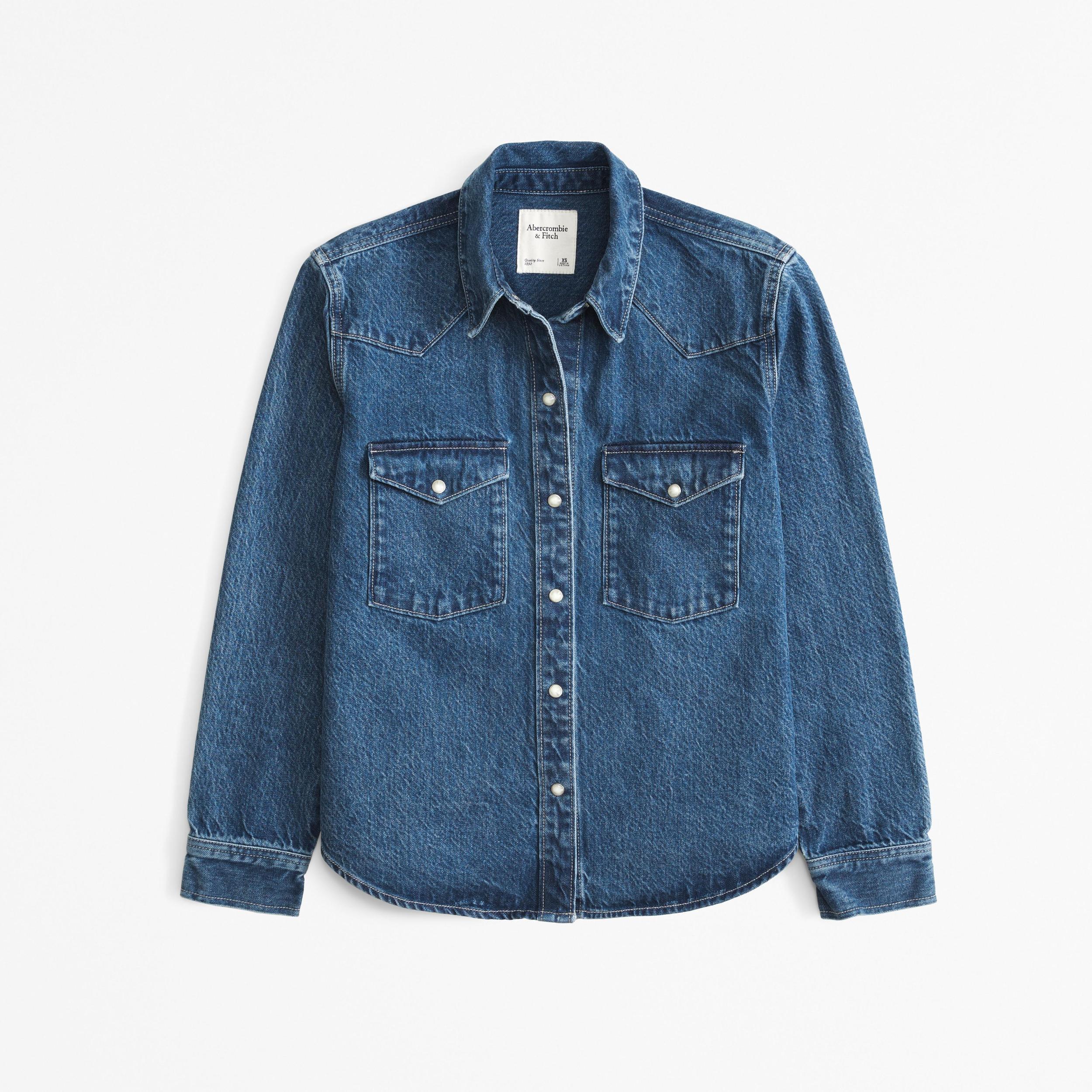 Western Denim Shirt Product Image