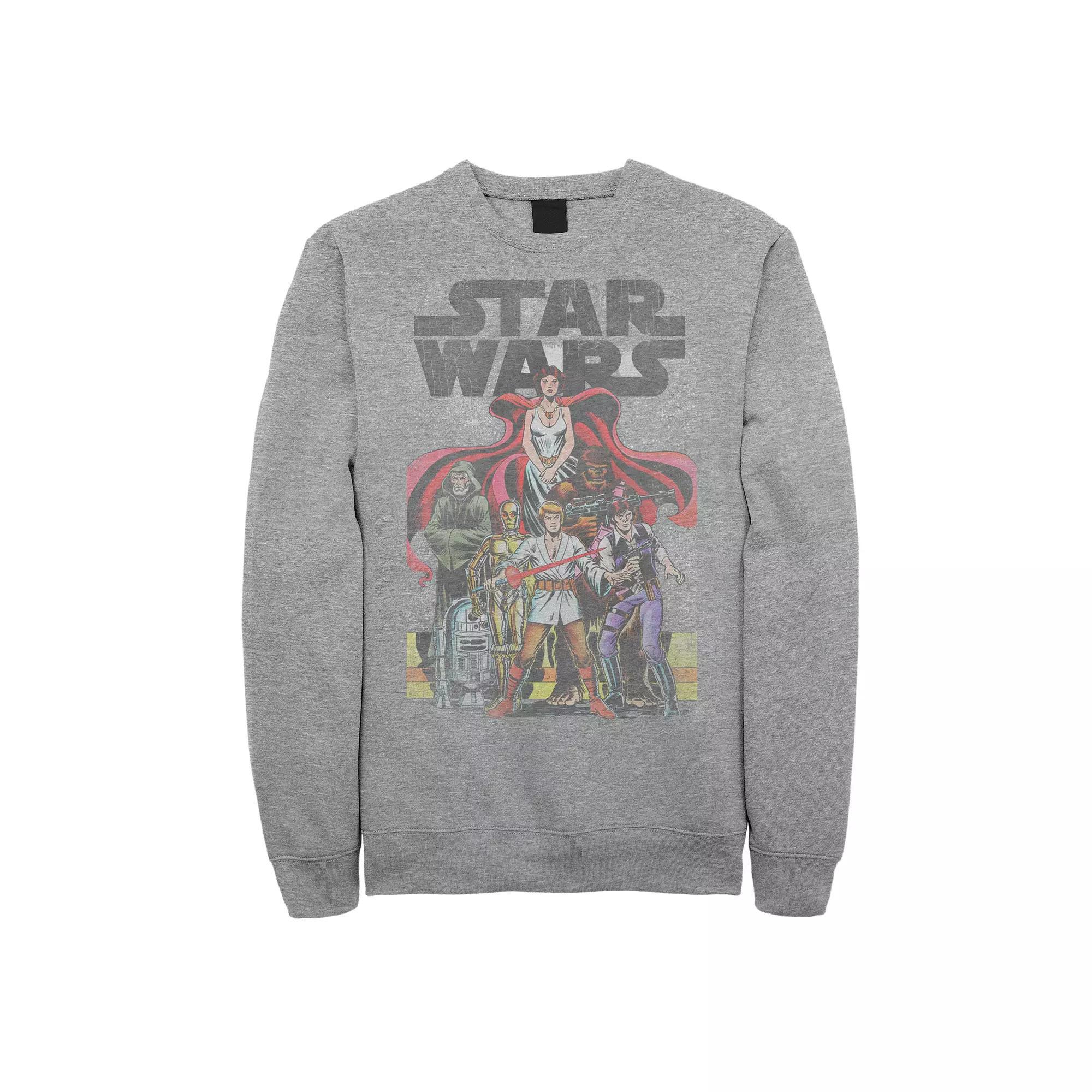Mens Star Wars Rebels Sweatshirt Athletic Grey Product Image