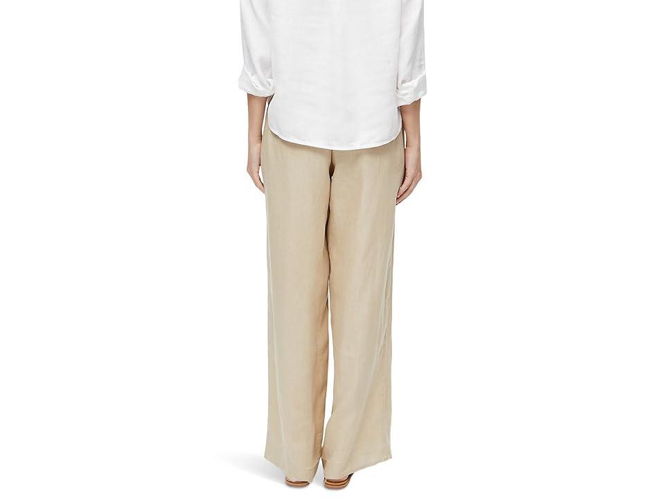 Michael Stars Jules Linen Wide Leg Drawstring Pants Product Image