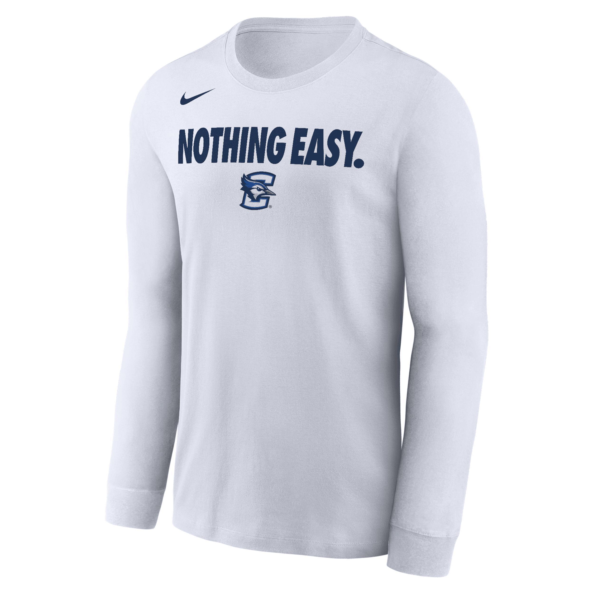 Men's Nike White Colorado Buffaloes 2025 On-Court Bench Long Sleeve T-Shirt, Size: Large Product Image