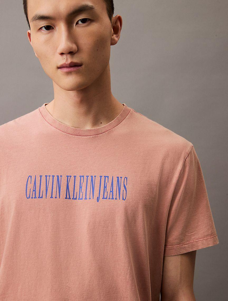 Acid Wash Graphic Crewneck T-Shirt Product Image