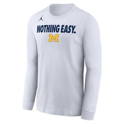 Michigan Men's Jordan College Long-Sleeve T-Shirt Product Image