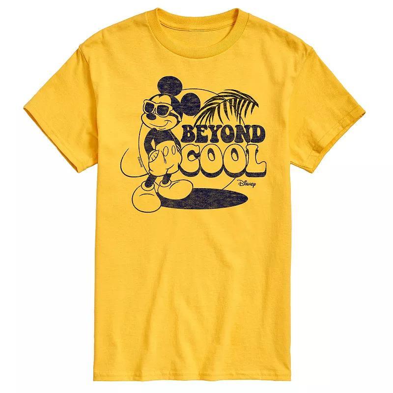 Disneys Mickey Mouse Mens Beyond Cool Graphic Tee Ivory Product Image