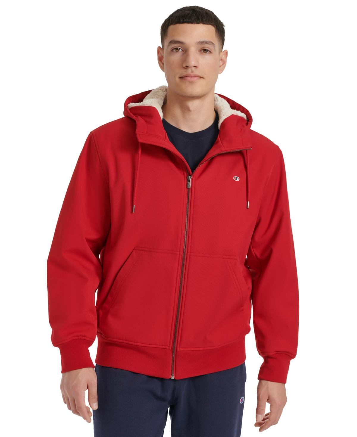 Men's Champion® Sherpa Lined Hoodie, Size: Medium, Rain Green Product Image