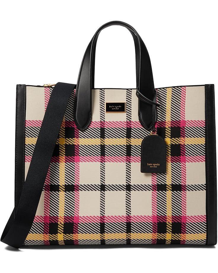 Bleecker Saffiano Leather Medium Crossbody Tote Product Image