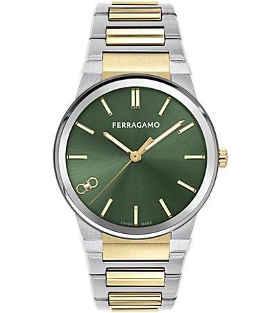 Mens Infinity Sapphire Two-Tone Bracelet Watch, 41mm Product Image